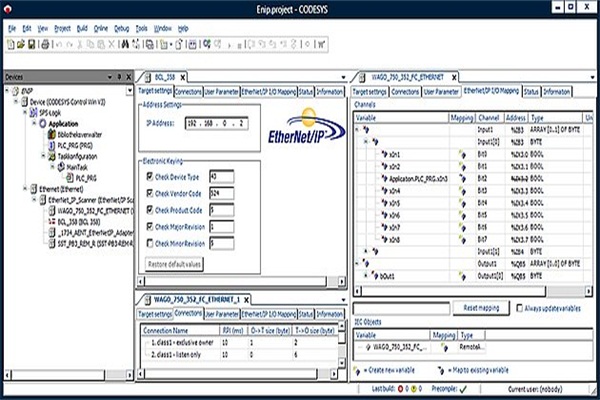 CODESYS EtherNet/IP Scanner/Adapter